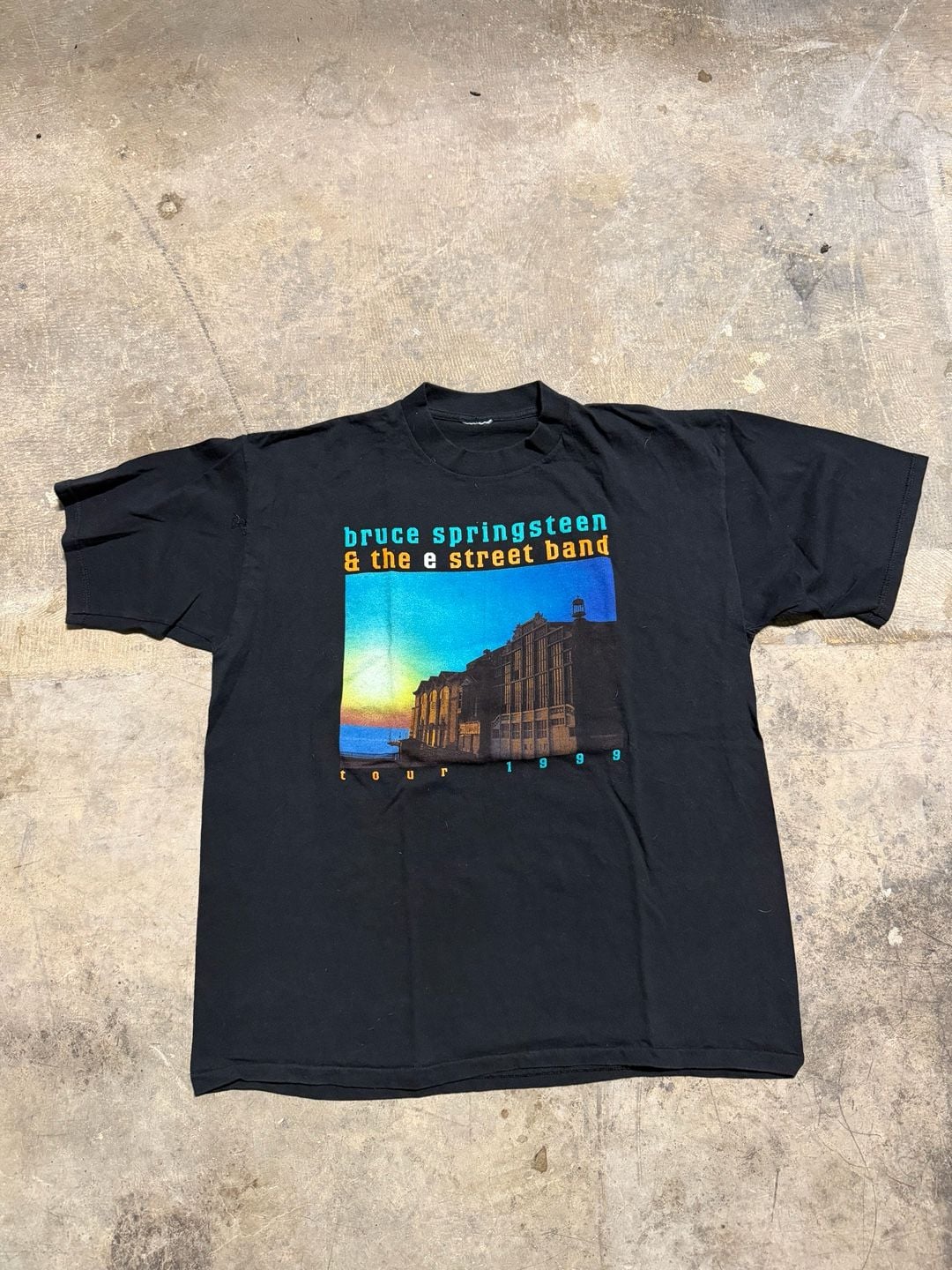 Bruce Springsteen & The E Street Band 1999 Tour T-Shirt Black 2