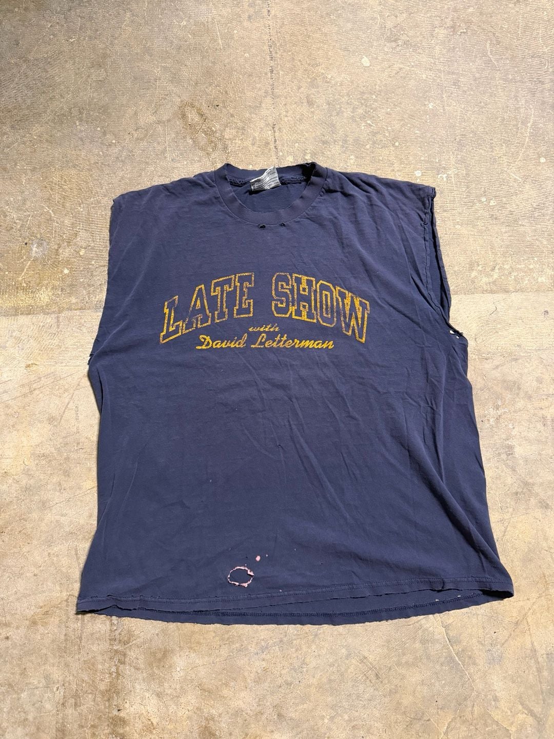 Lee Late Show with David Letterman Cutoff T-Shirt XL 2