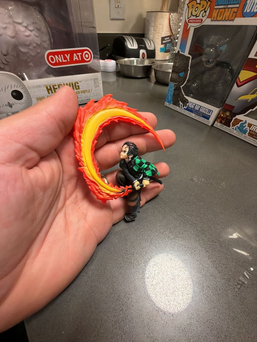 Demon Slayer Tanjiro Kamado Hinokami Kagura Mini Figure 1