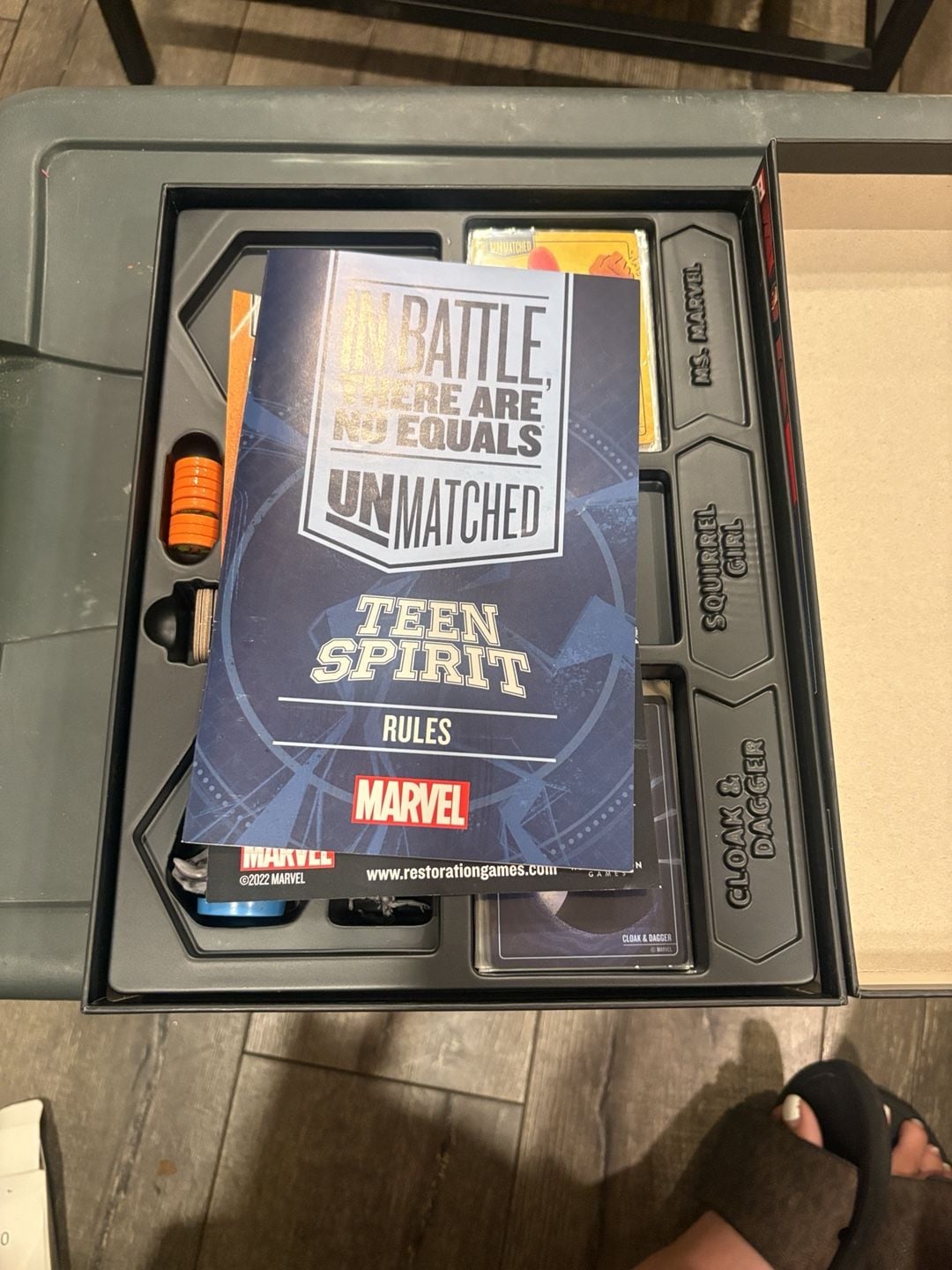 Restoration Games Unmatched Marvel Teen Spirit Board Game 2