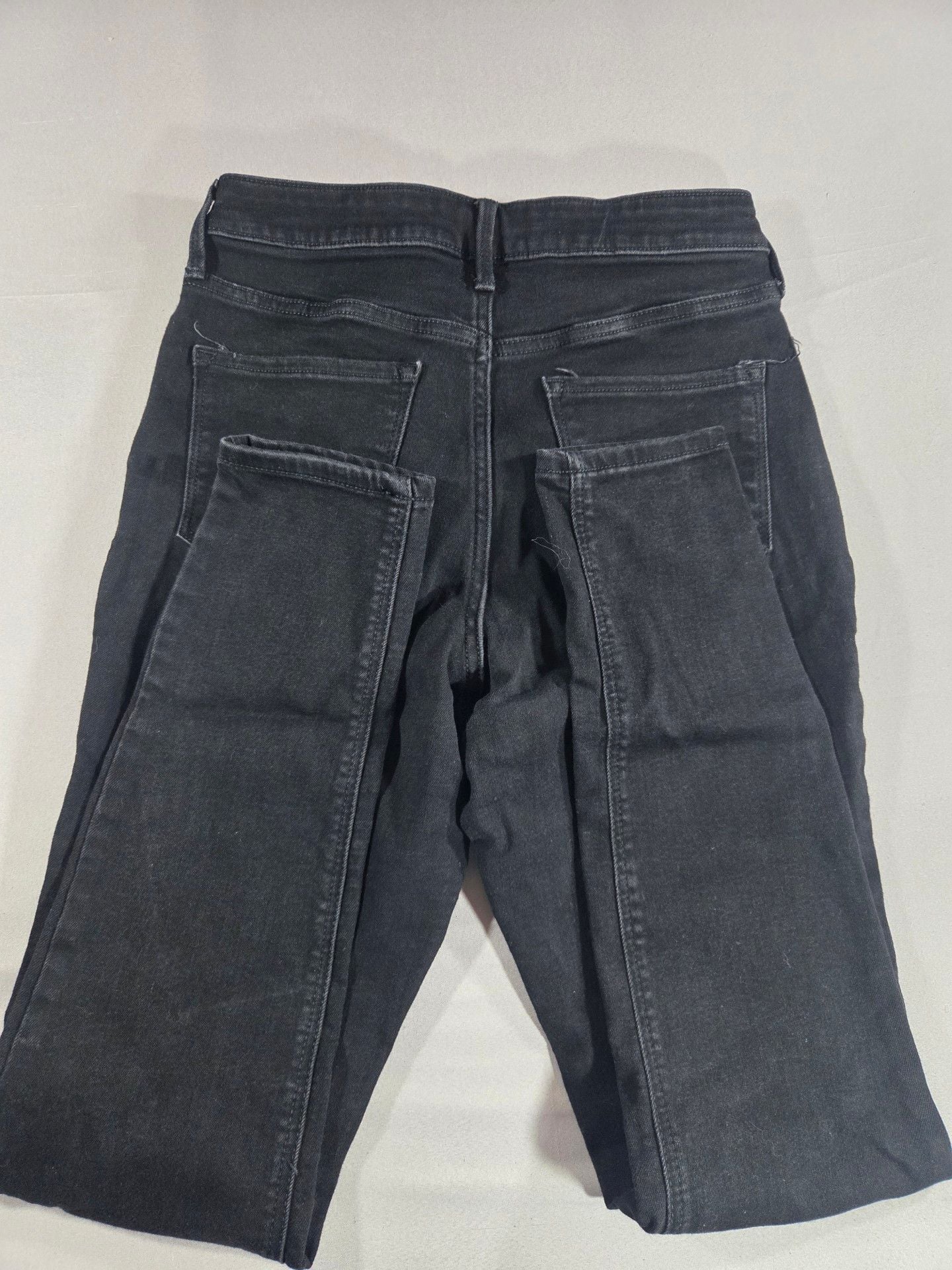 Old Navy Rockstar Jeans Size 8 Black Skinny Denim 5