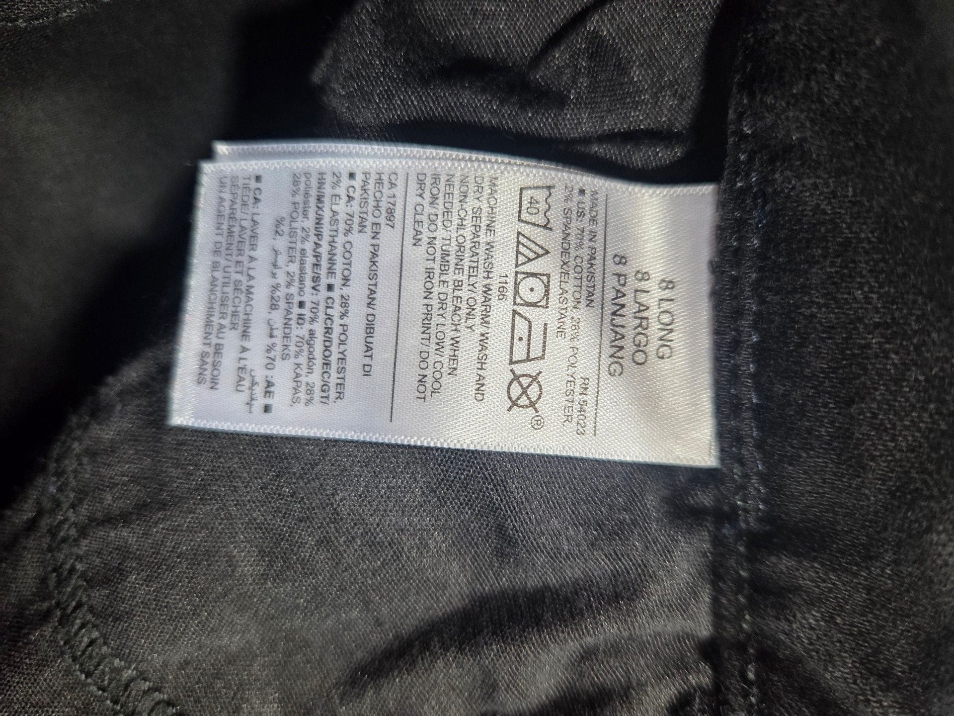 Old Navy Rockstar Jeans Size 8 Black Skinny Denim 7