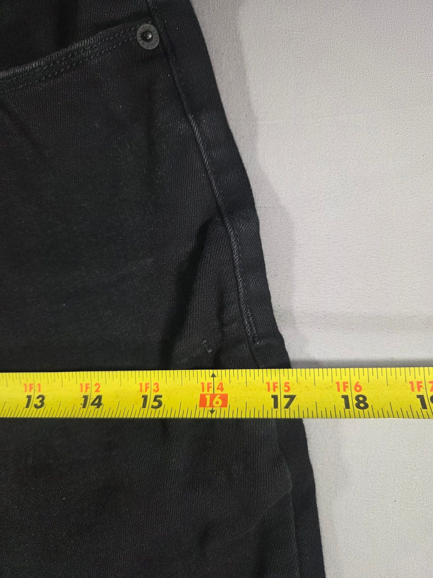 Old Navy Rockstar Jeans Size 8 Black Skinny Denim 9