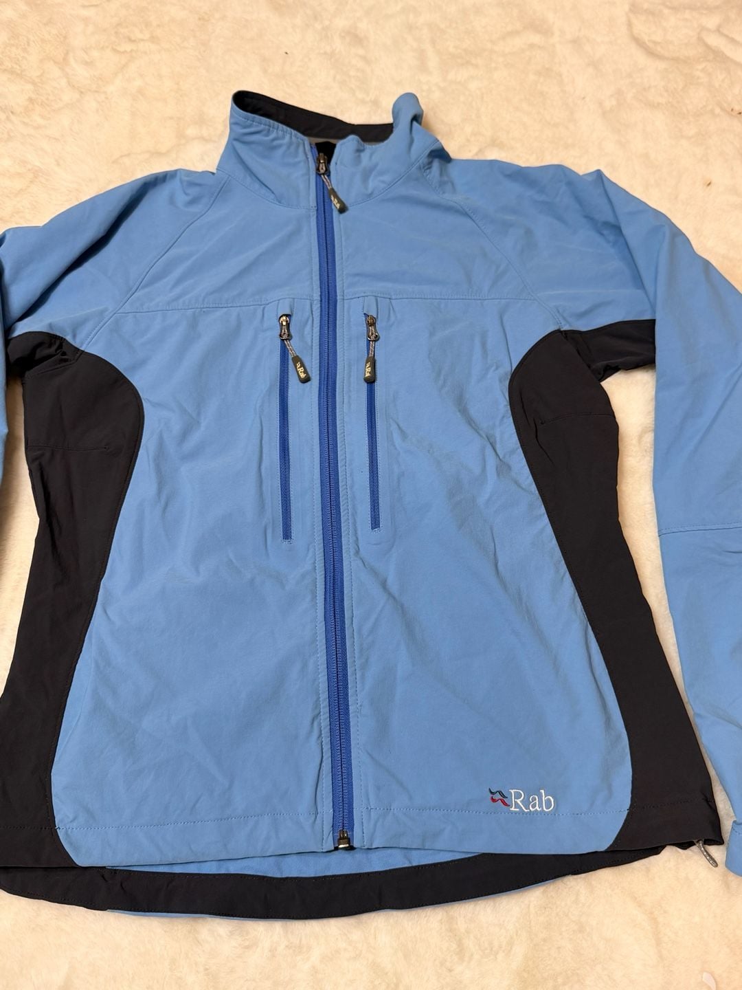 Rab Women's Sawtooth Jacket Size M Blue Softshell 3
