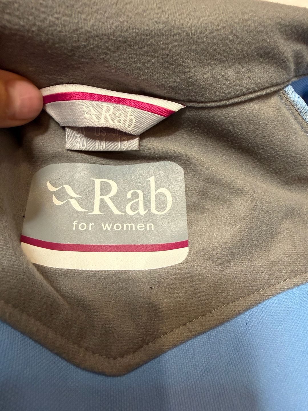Rab Women's Sawtooth Jacket Size M Blue Softshell 5