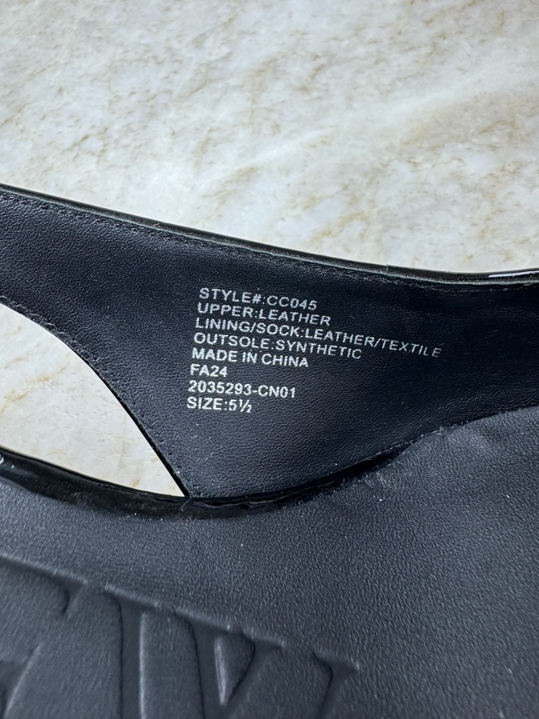 J.Crew Leona Slingback Heels Black Patent Leather Double Bow Square Toe 5.5 6