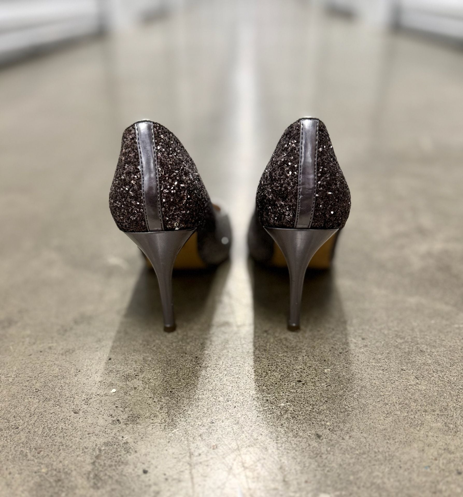Nina Glitter Ombre Pointed Toe Stiletto Heels 5