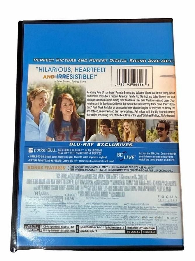 The Kids Are All Right Blu-ray Disc 2