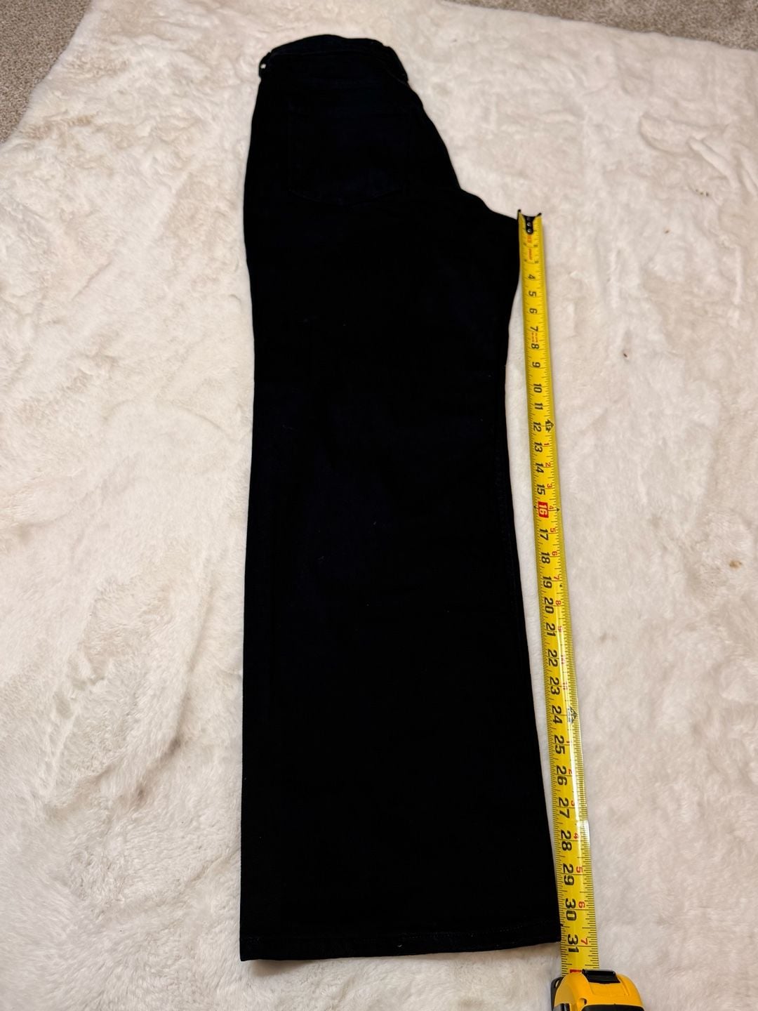 Abercrombie & Fitch Curve Love High Rise 90's Relaxed Size 28 Black Jeans 9