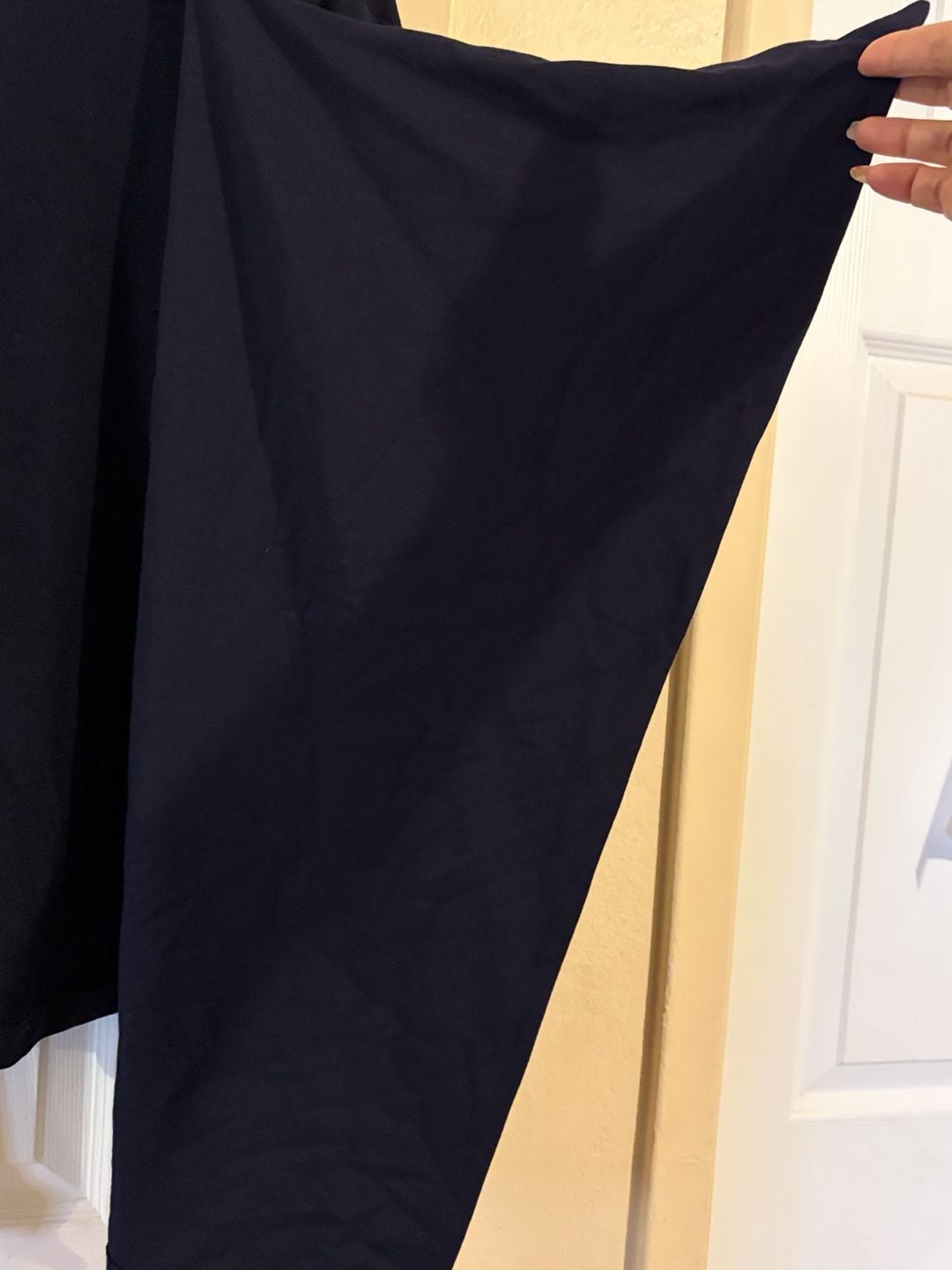 Talbots Open Front Drape Cardigan Black 8