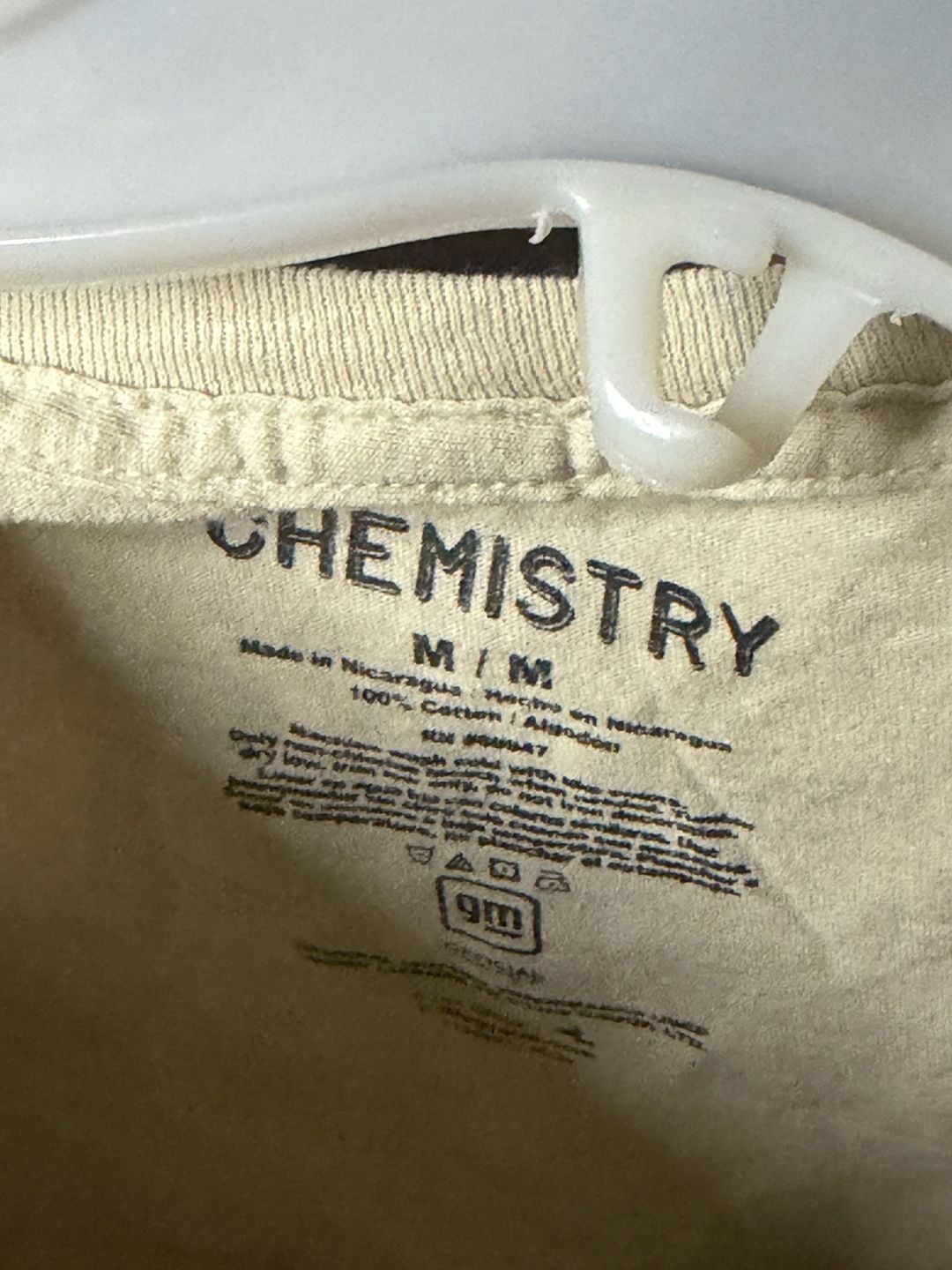 Chemistry Chevrolet Camaro Graphic T-Shirt Size M Tan Cotton 6