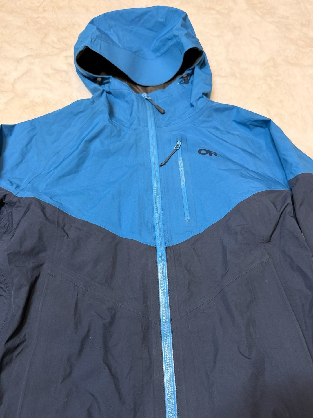 Outdoor Research Aspire Jacket Size XS/TP Blue Gore-Tex Waterproof 4