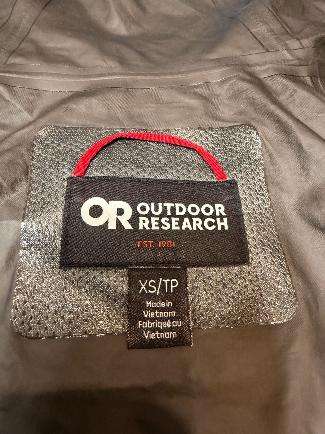 Outdoor Research Aspire Jacket Size XS/TP Blue Gore-Tex Waterproof 5