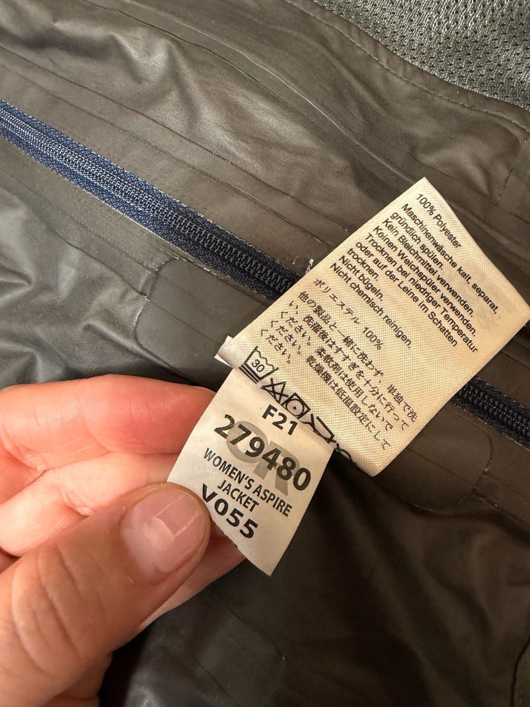Outdoor Research Aspire Jacket Size XS/TP Blue Gore-Tex Waterproof 6