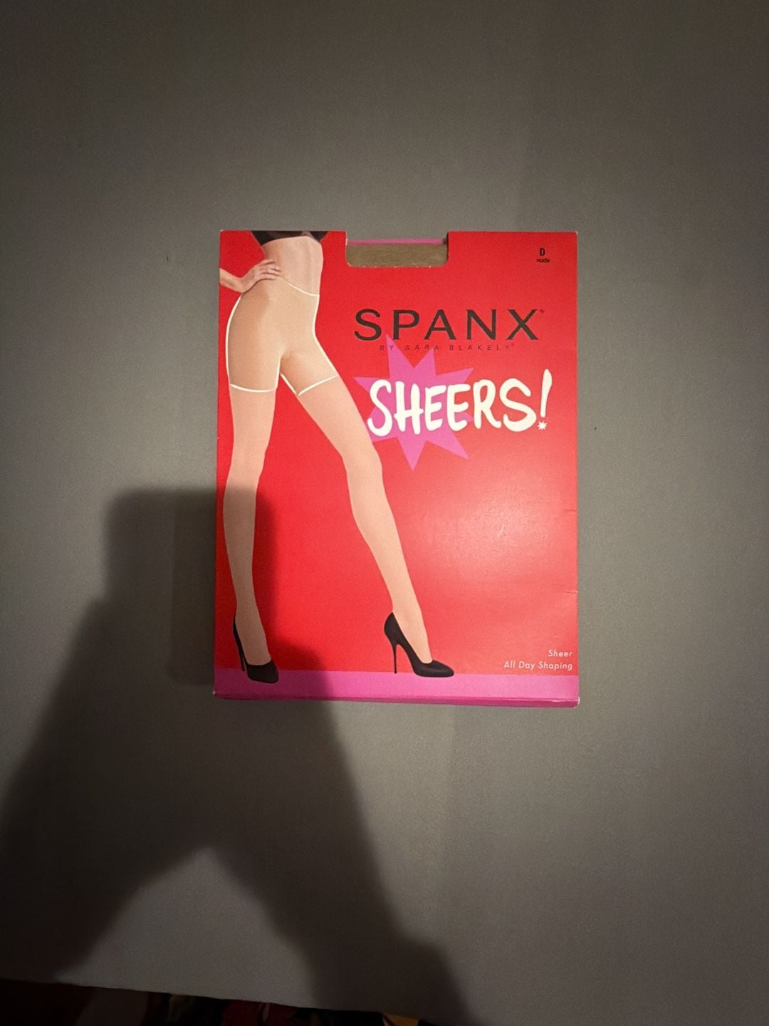 Spanx Super Sheers Tights Size D Nude Shaping Pantyhose (Z-8) 1