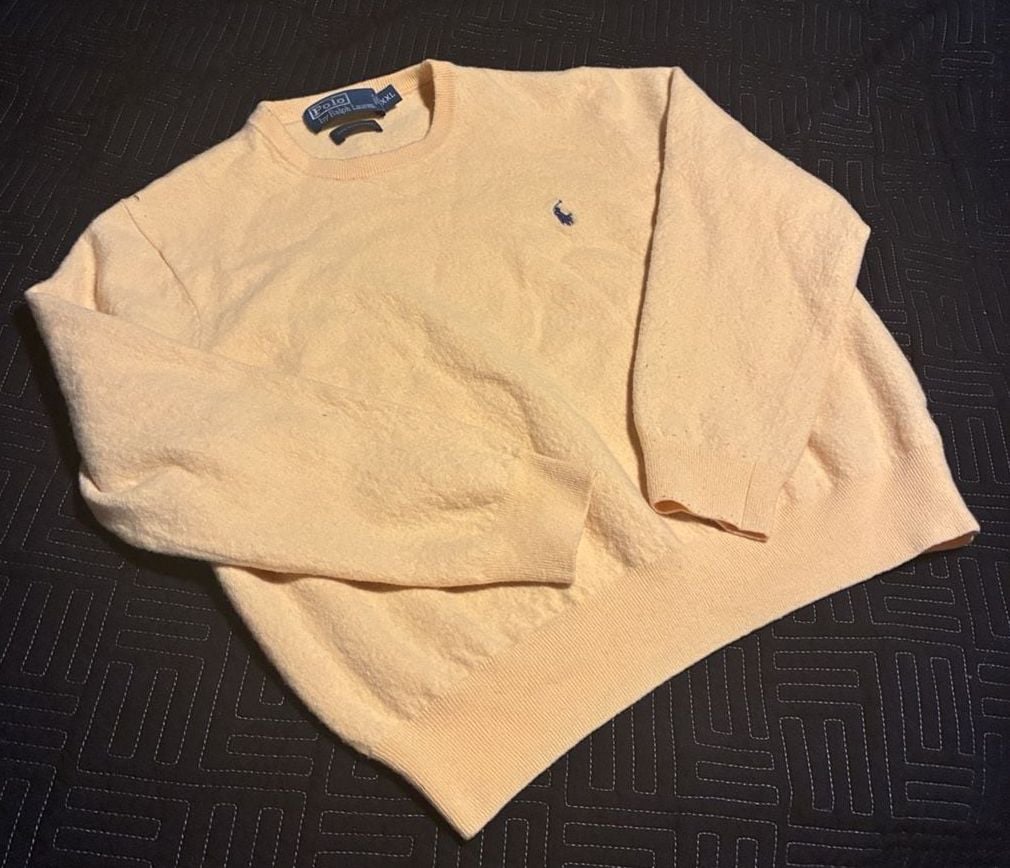 Polo Ralph Lauren Merino Wool Sweater Size XXL Yellow (Women’s) 5
