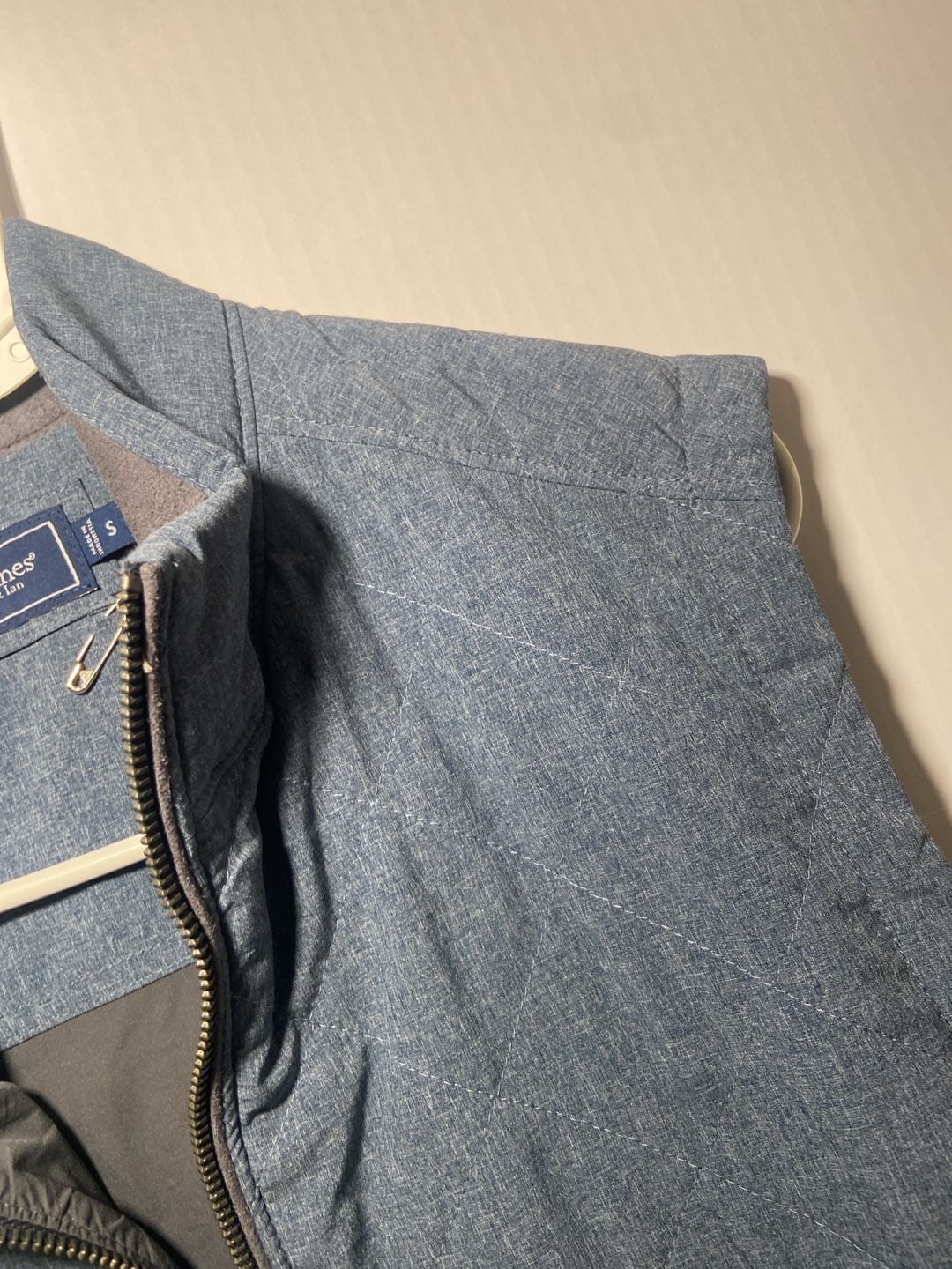 Vineyard Vines Quilted Vest Size Womens S Blue Full Zip 5