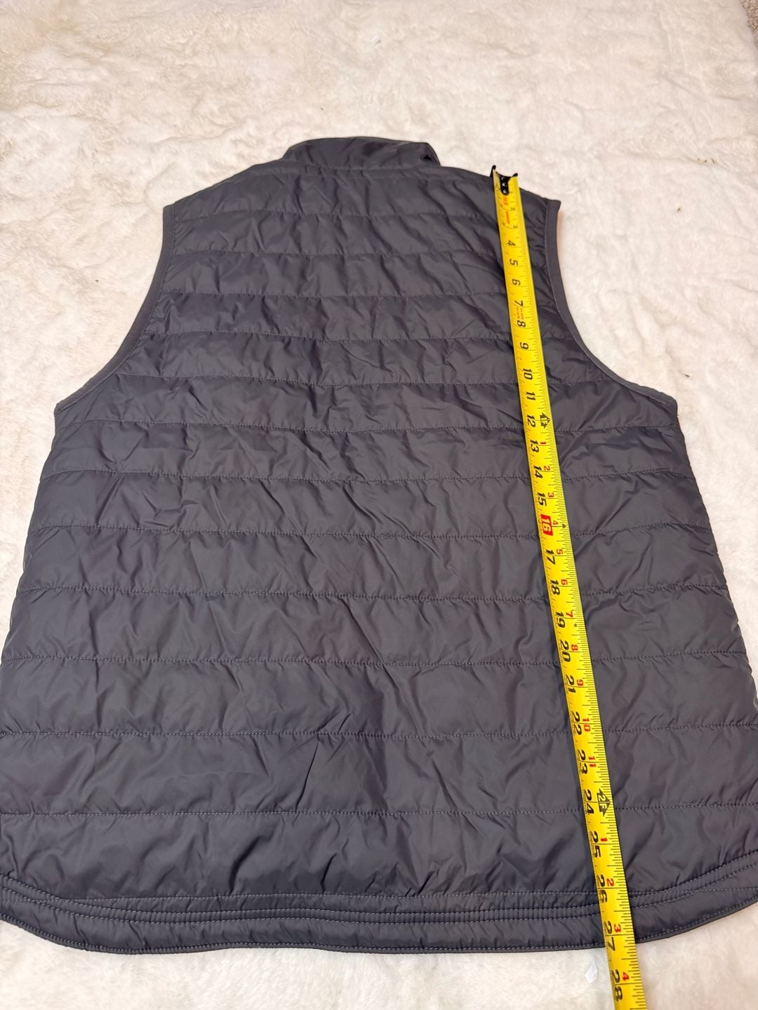 Carhartt Gilliam Vest Size M Gray Rain Defender DeLaval Logo 8