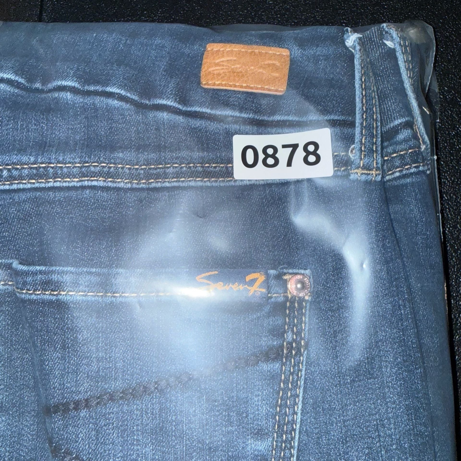 Seven7 High Rise Skinny Jeans Size 8 Blue Denim 9