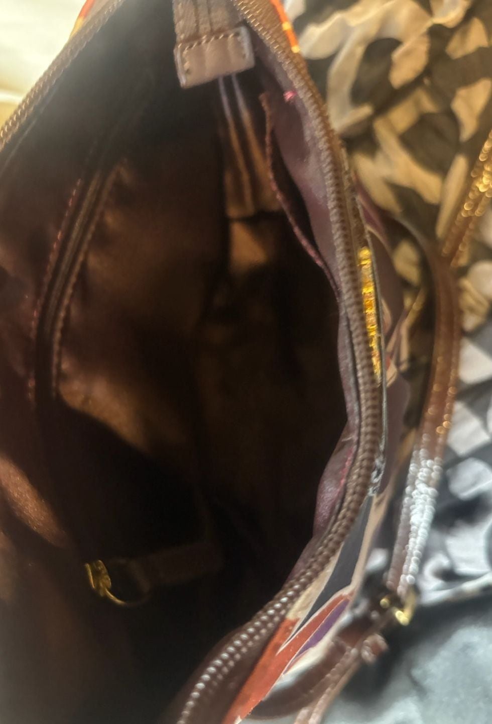 Coach Multi Color Signature Op Art Crossbody Handbag -ONLY 2