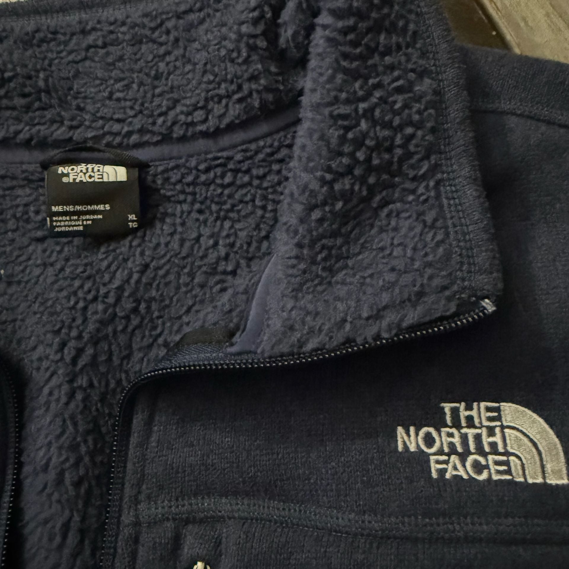 The North Face Gordon Lyons Fleece Vest Size XL Blue Full Zip 5