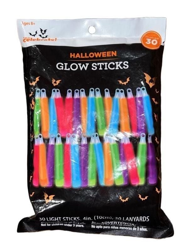 Way To Celebrate Halloween Glow Sticks And Necklace Lot Of 3 2