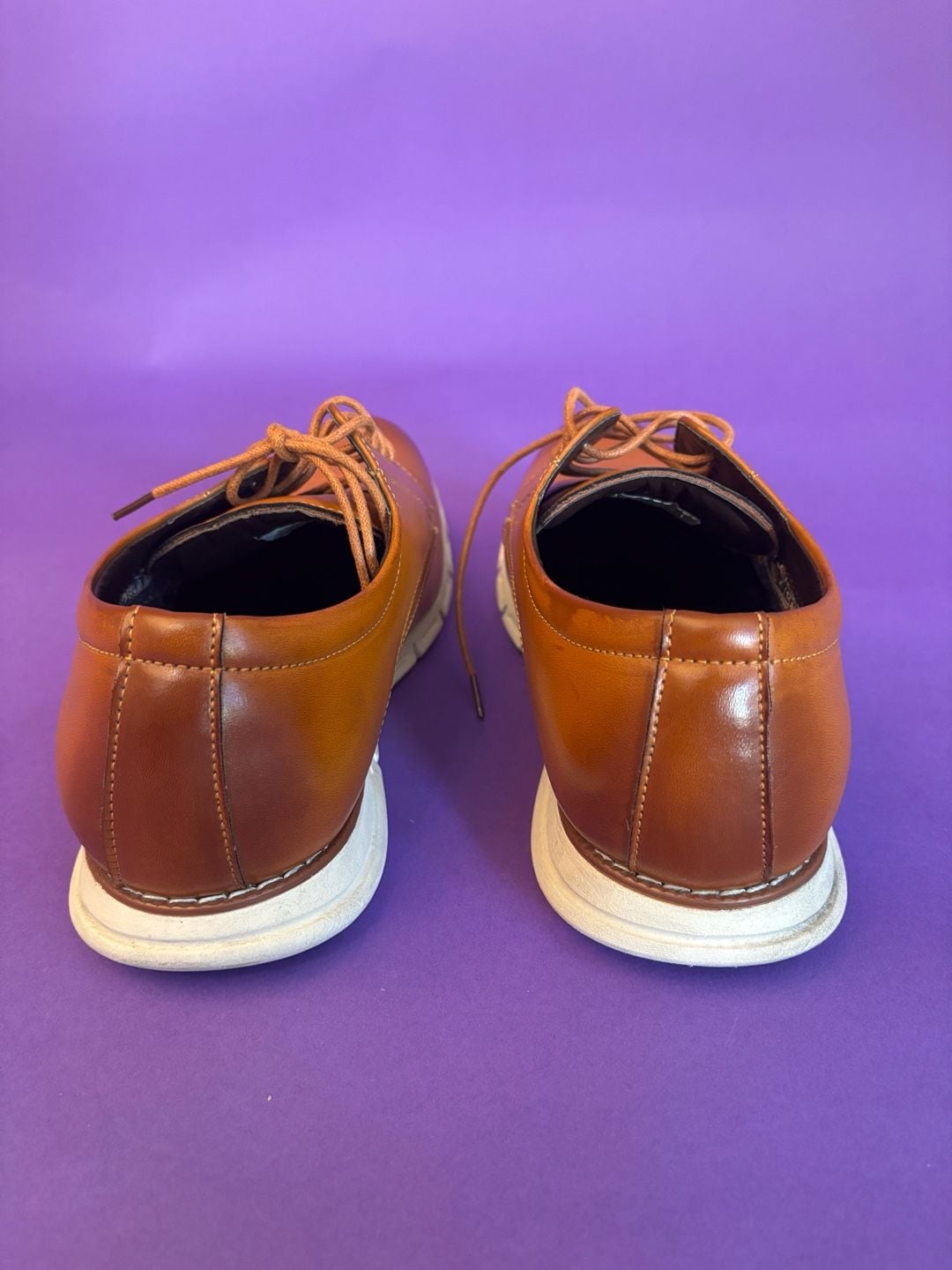 Bruno Marc Oxford Dress Shoes Size 13 Brown Leather 4