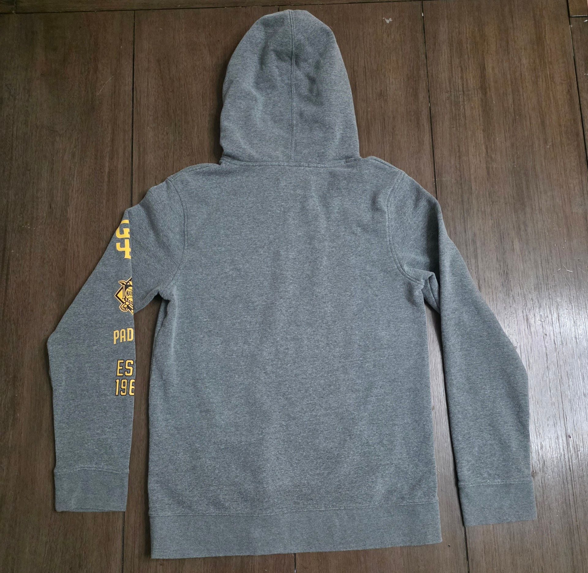 Majestic San Diego Padres Hoodie Size M Gray MLB Baseball Sweatshirt 6