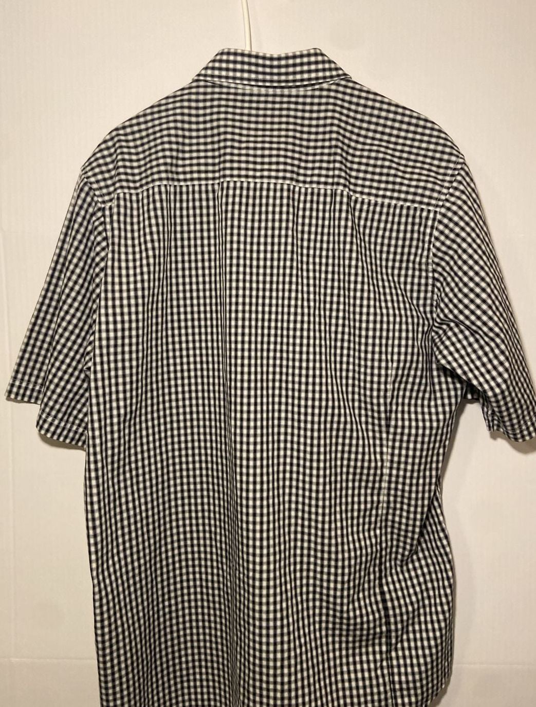 Antigua Oklahoma State Button Down Shirt Size XL Black White Gingham 9