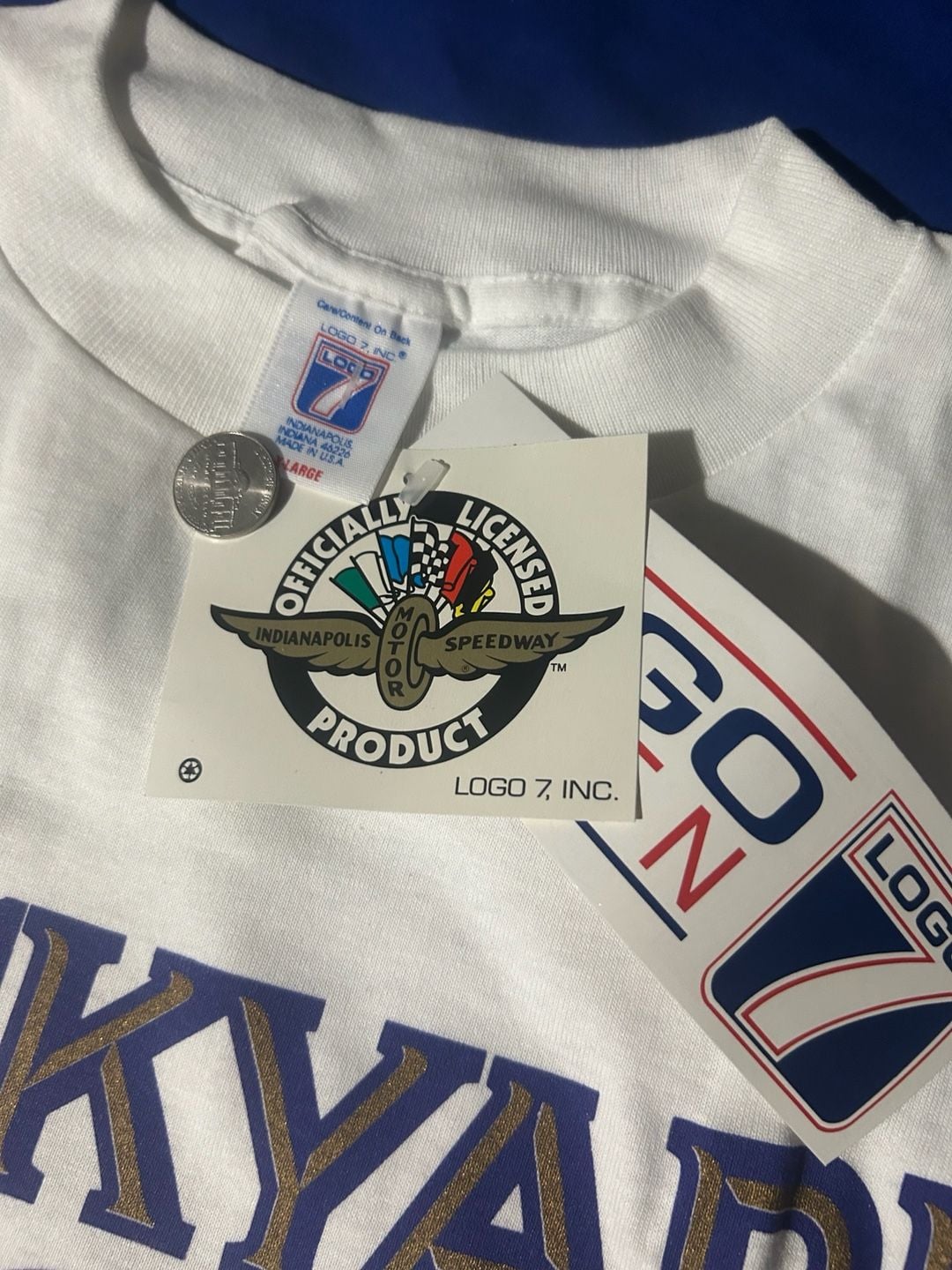 Logo 7 Brickyard 400 1994 Inaugural Race T-Shirt Size XL New With Tags 4