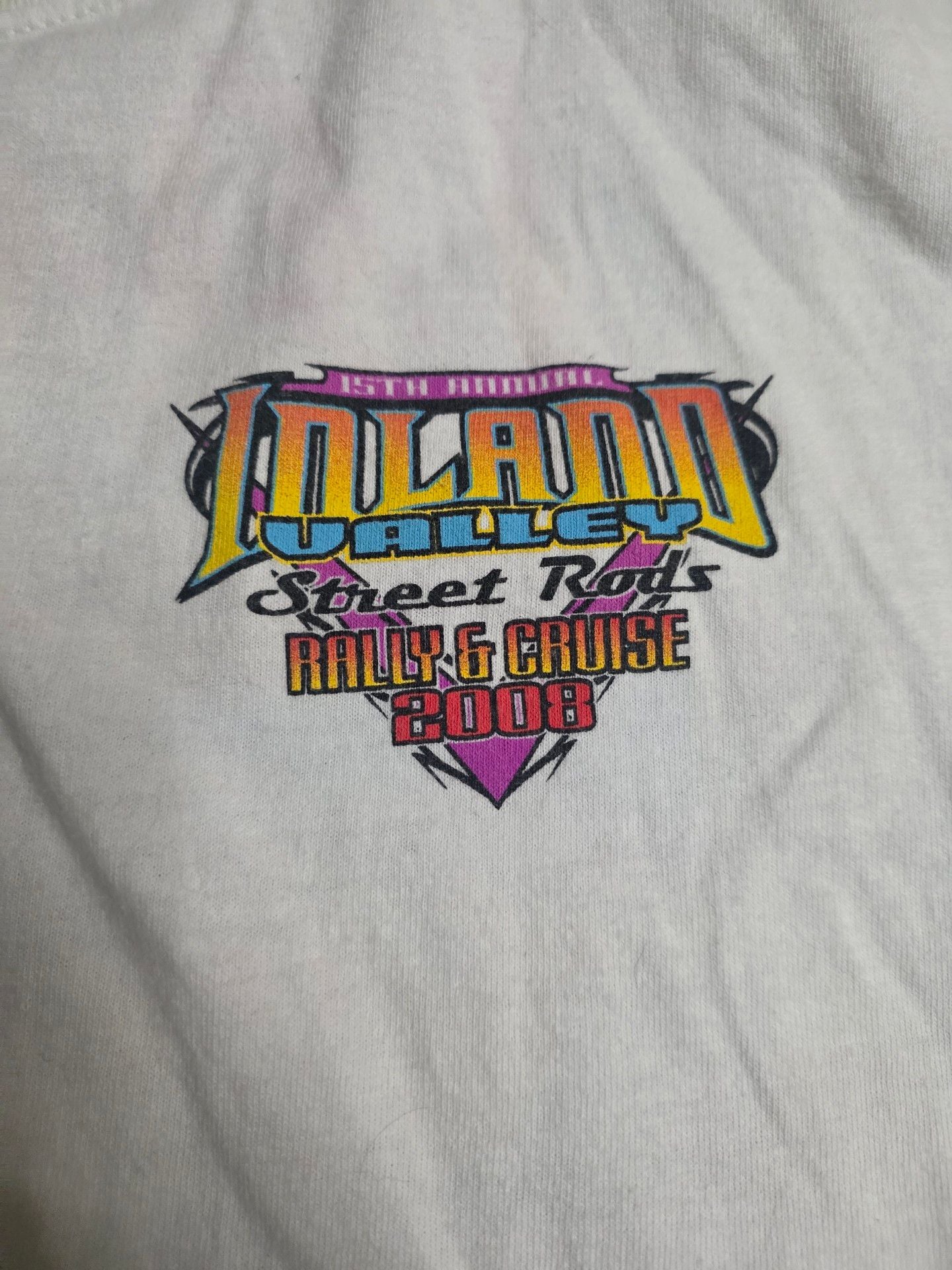 Inland Valley Street Rods 2008 T-Shirt White 5