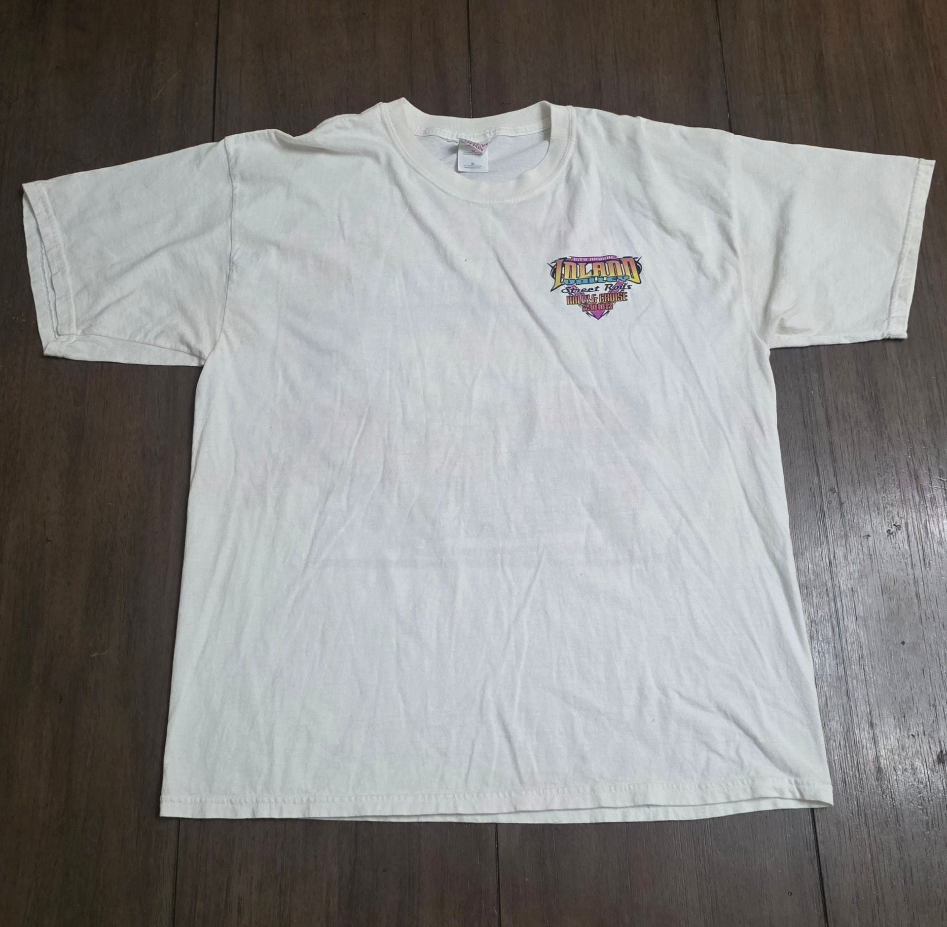 Inland Valley Street Rods 2008 T-Shirt White 4