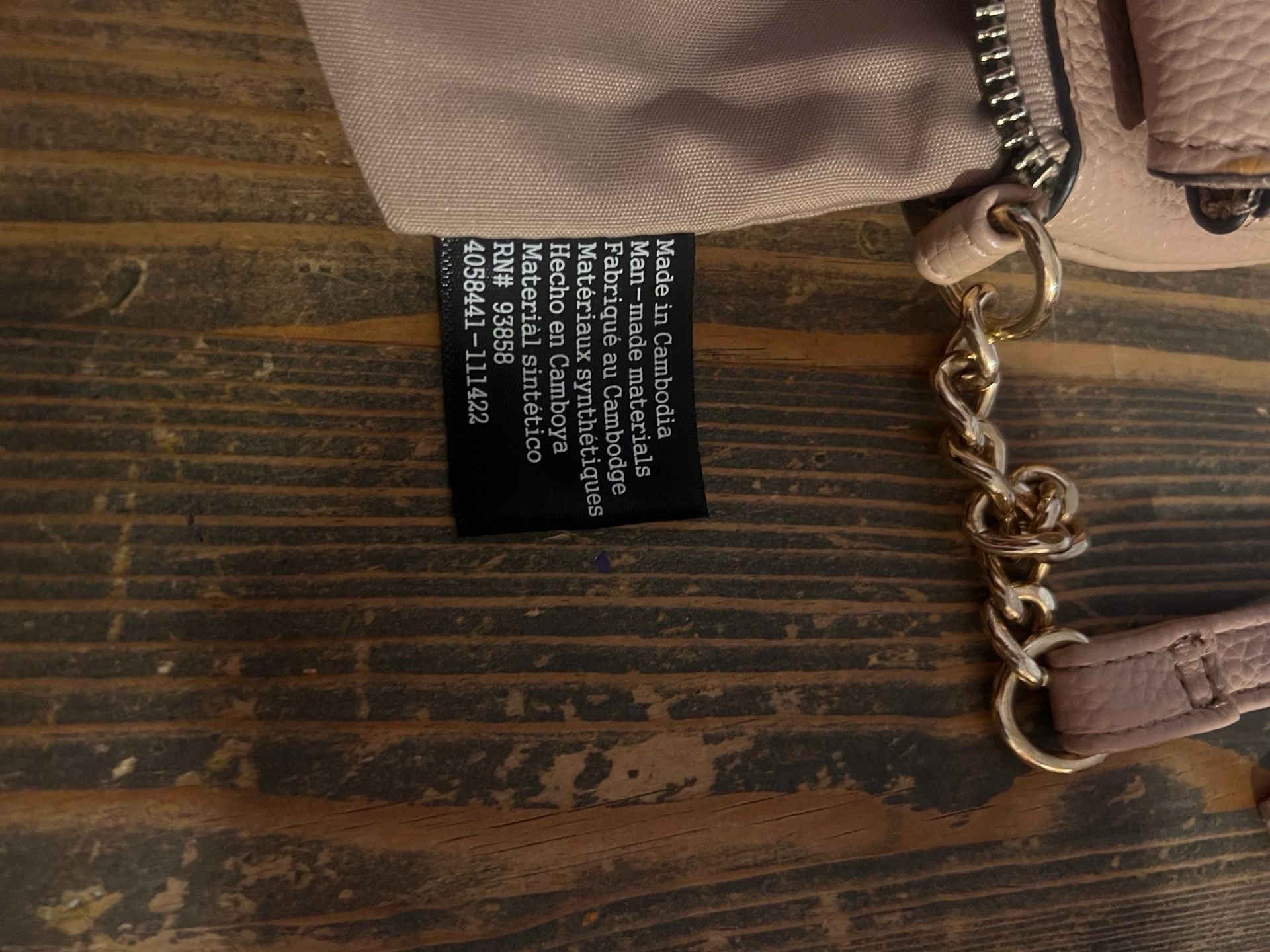 Nanette Lepore Pink Faux Leather Crossbody Bag 8