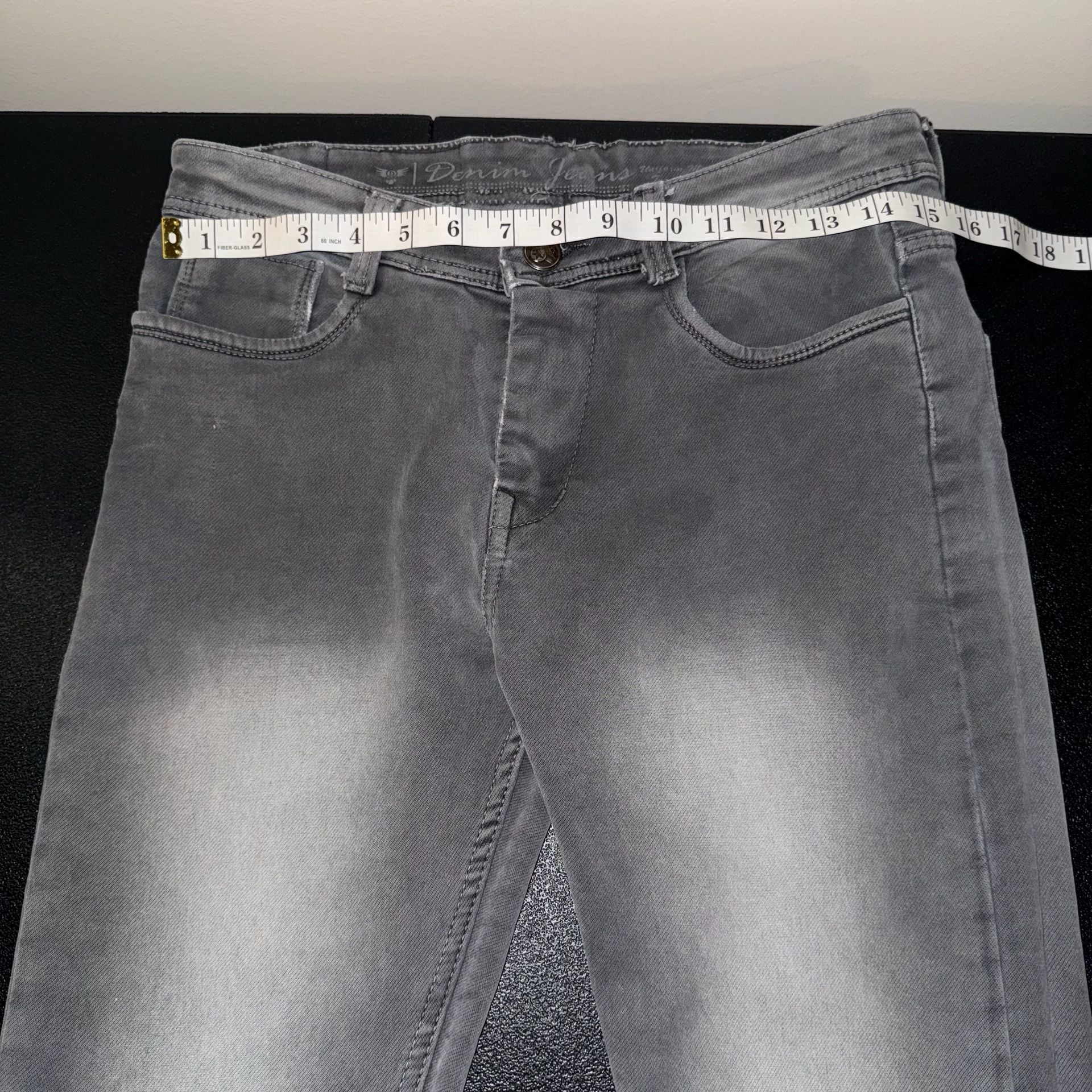 R-Cops Skinny Jeans Gray Denim-34 5
