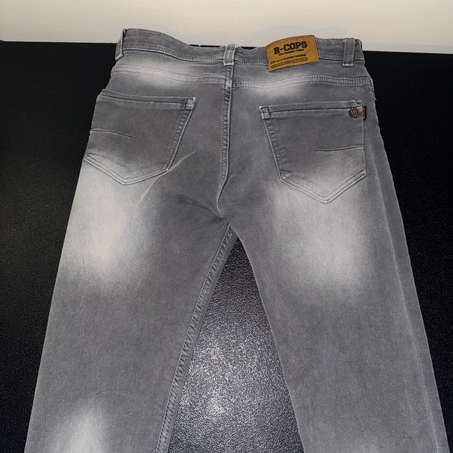 R-Cops Skinny Jeans Gray Denim-34 6