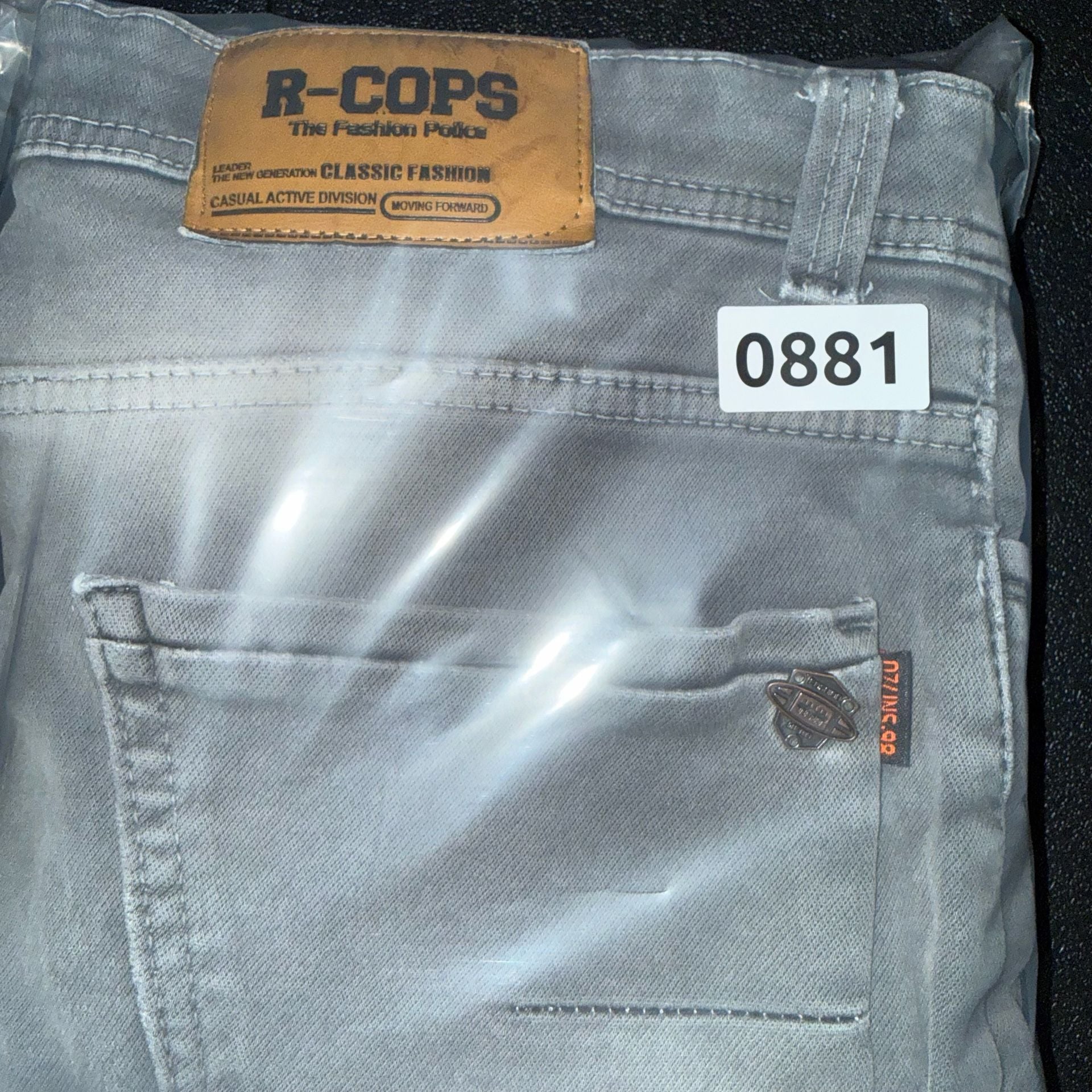 R-Cops Skinny Jeans Gray Denim-34 10