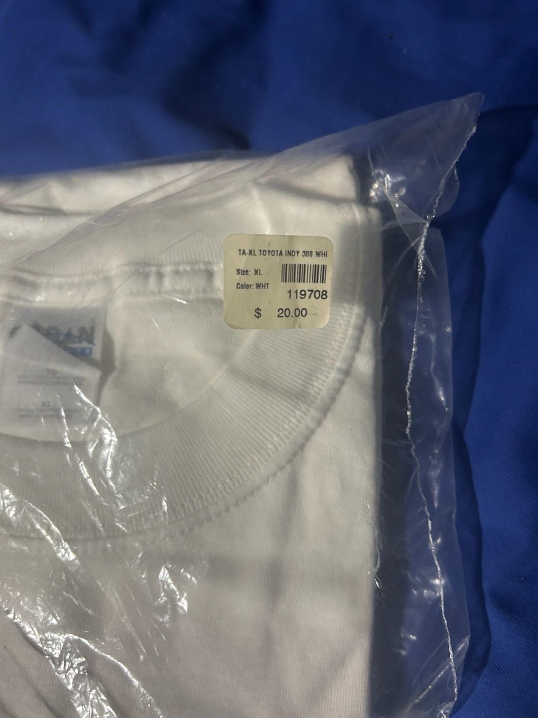 Vintage Nascar Toyota Indy 300 2004 Homestead-Miami Speedway Size XL White T-Shirt 7