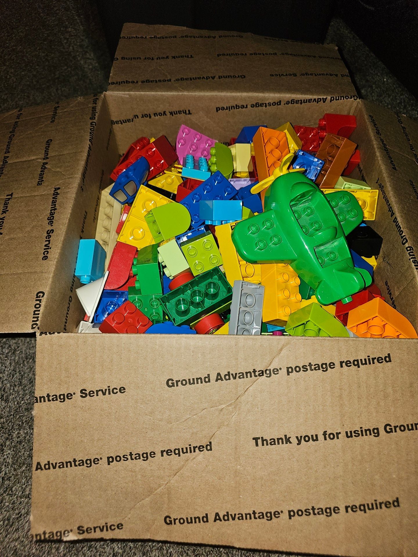 1 - Lego Duplo Building Blocks Mixed Lot With Airplane over 275 pc and 8 lbs 1