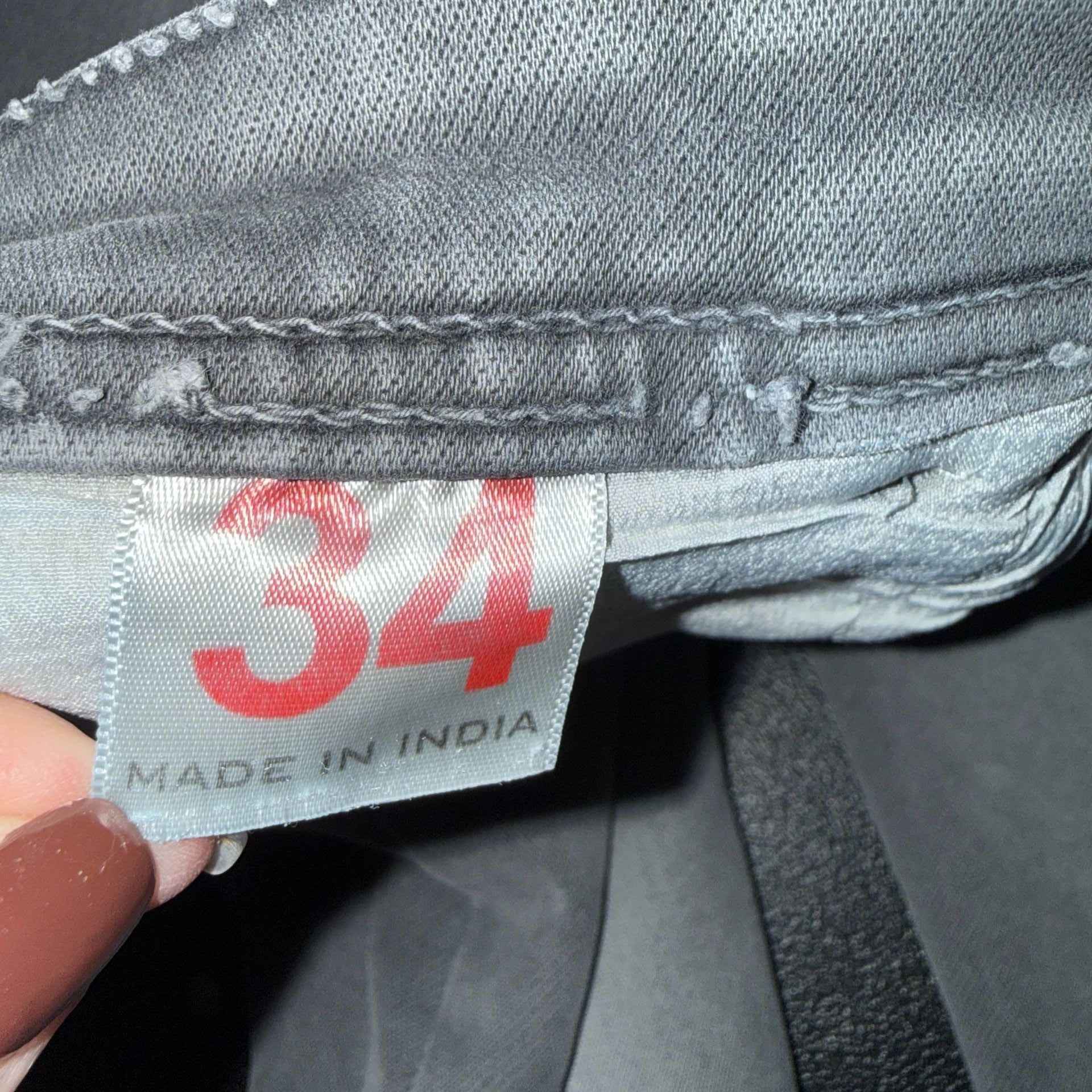 R-Cops Skinny Jeans Gray Denim-34 4