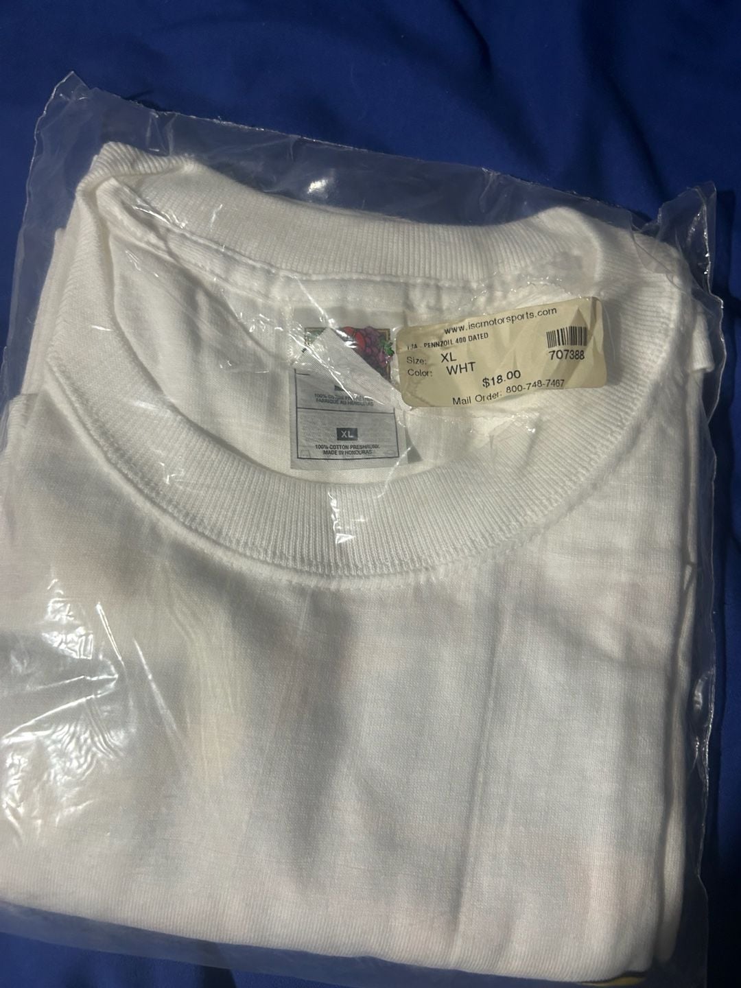 Vintage Pennzoil 400 Nascar T-Shirt Size XL White 7