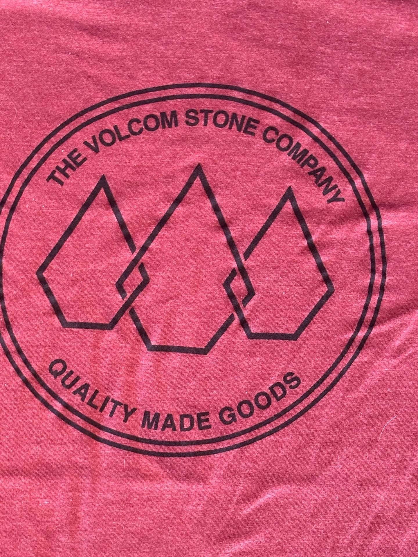 Volcom Graphic T-Shirt Size 3XL Red Cotton Blend 2