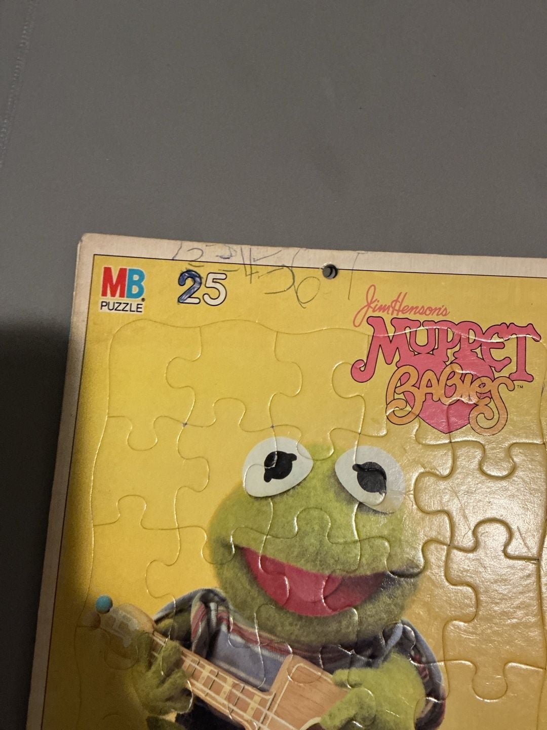 Vintage Baby Kermit Puzzle Jim Hensons Muppet Babies - , 2