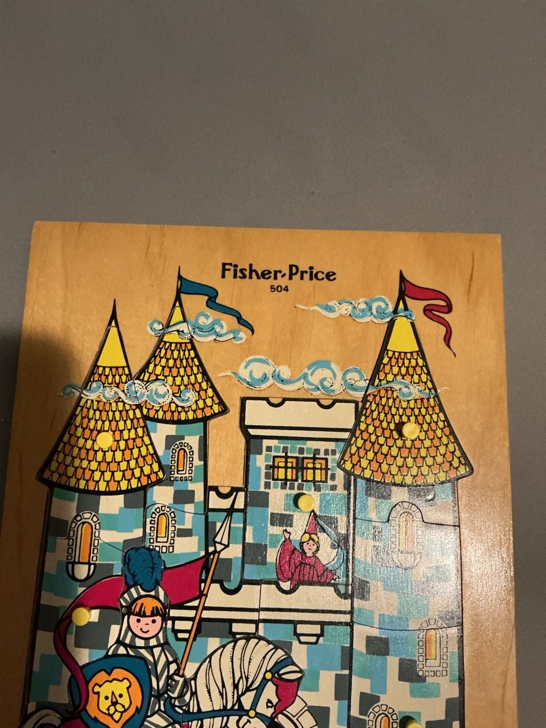 T.S. Shure Little Wooden Book Fairytale Castle Woodcut Book 3