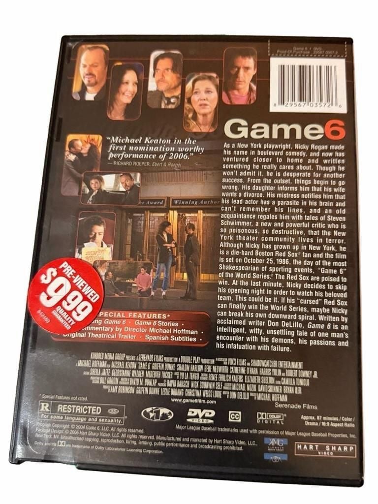 Hart Sharp Video Game 6 DVD Movie 2