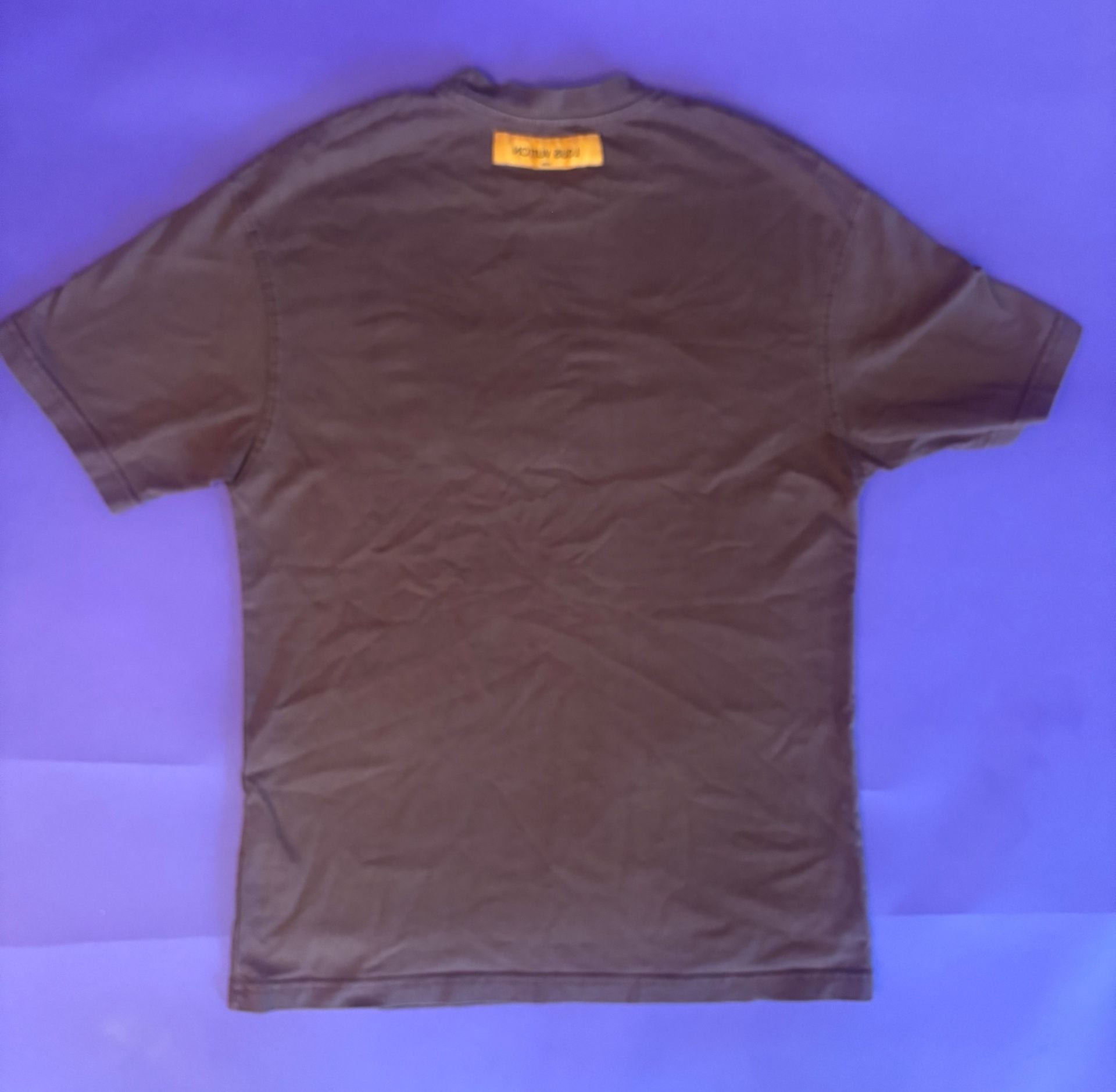 Louis Vuitton T-Shirt Size L Brown Logo Print 7