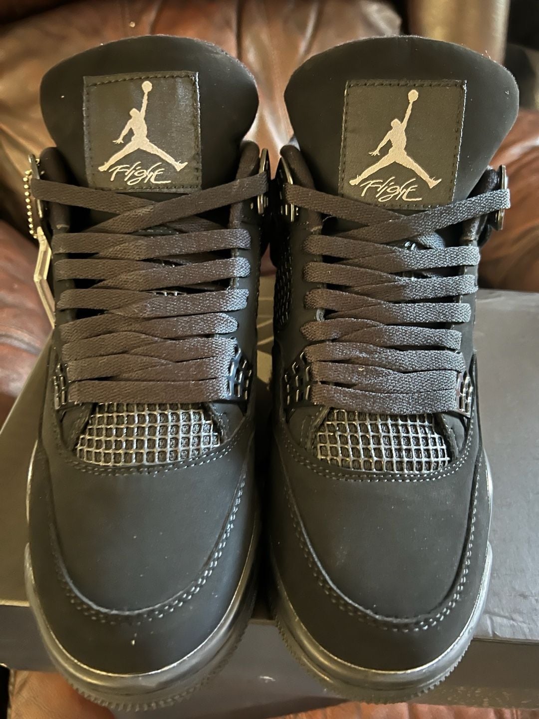 Jordan Air Jordan 4 Retro Black Cat Black Shoes 3