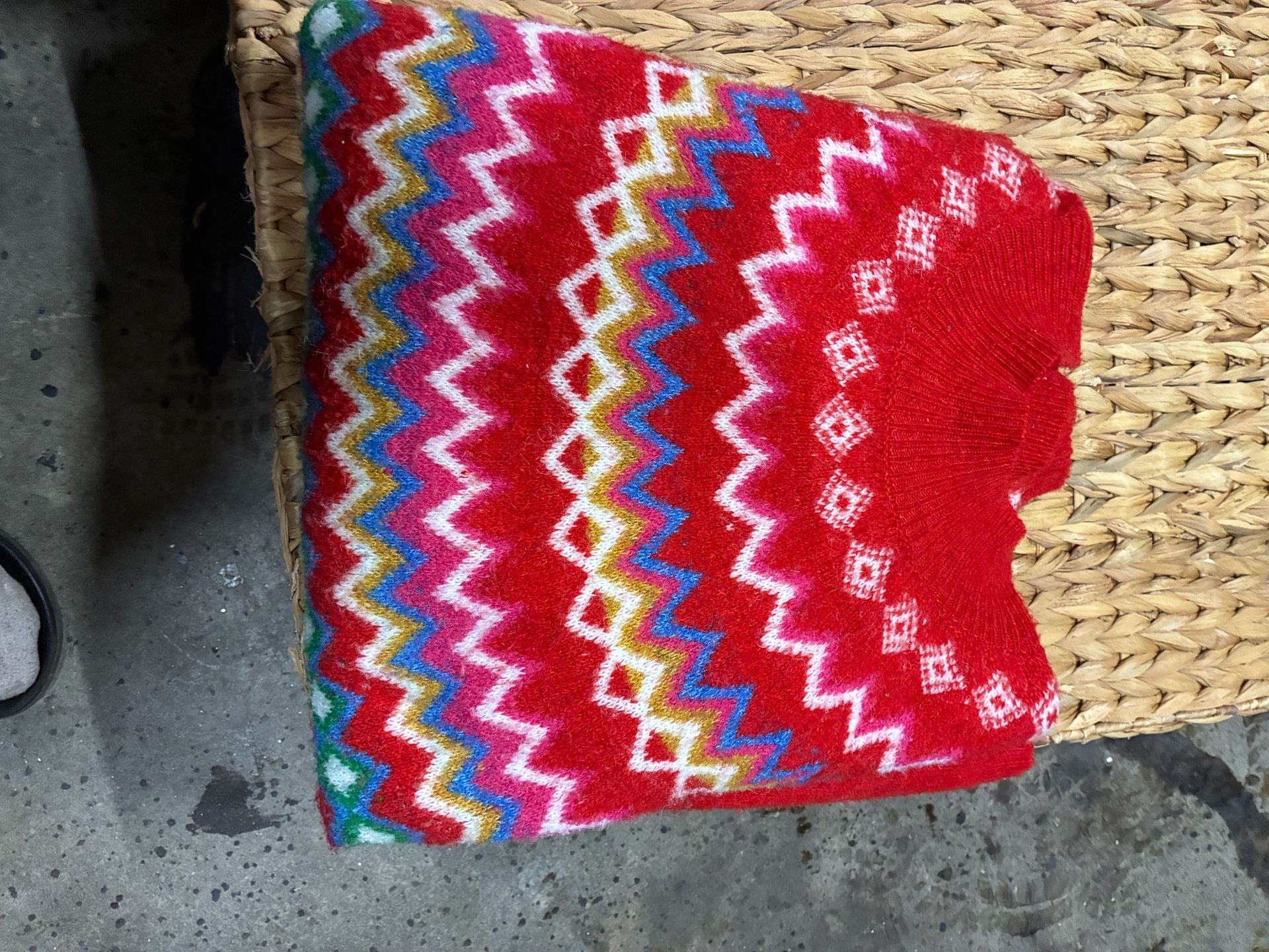 Croft & Barrow Fair Isle Sweater Red Size 1X WOMENS PLUS 4