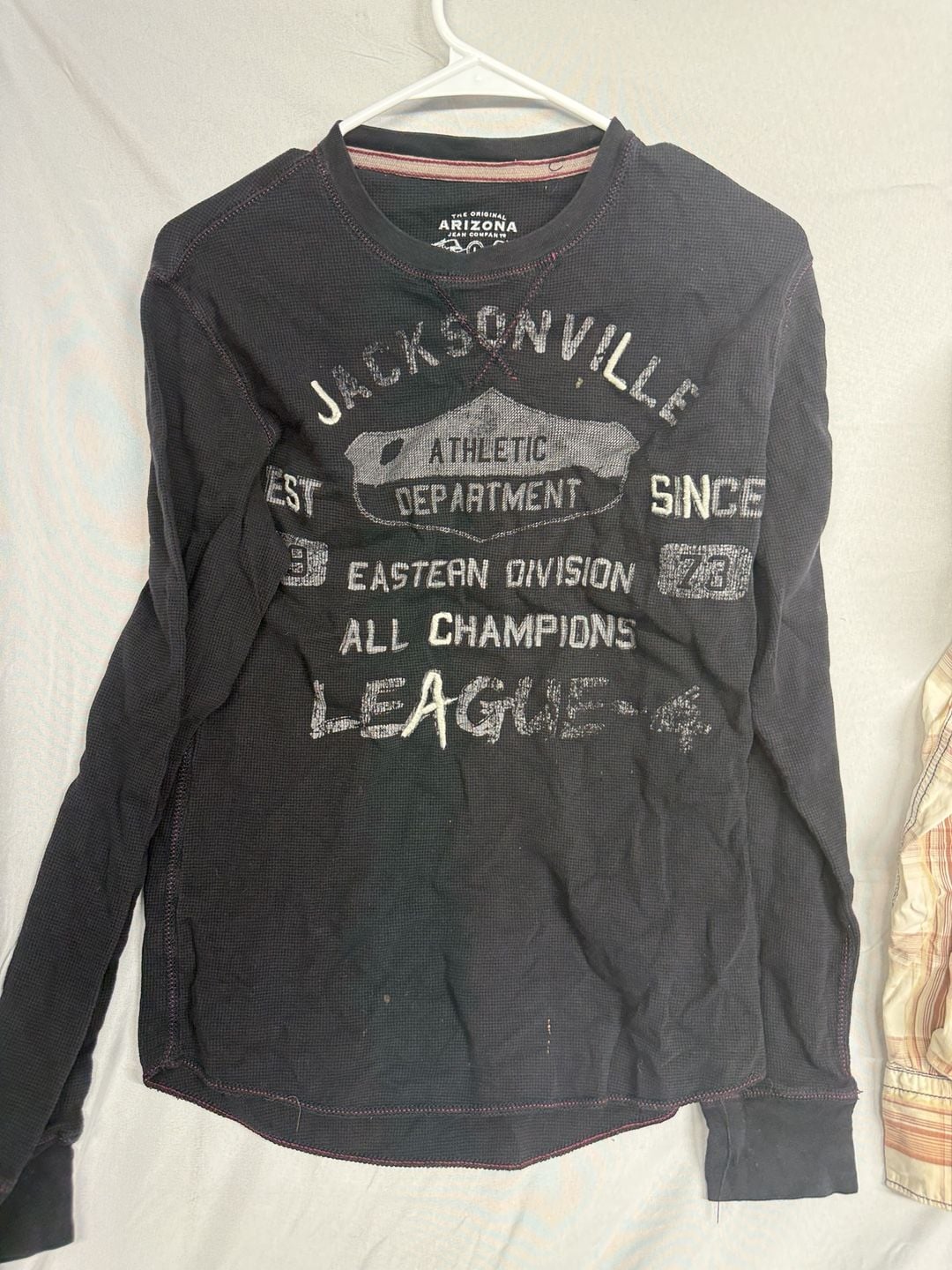 Arizona Jean Company Jacksonville Thermal Shirt Size L Black Long Sleeve 2
