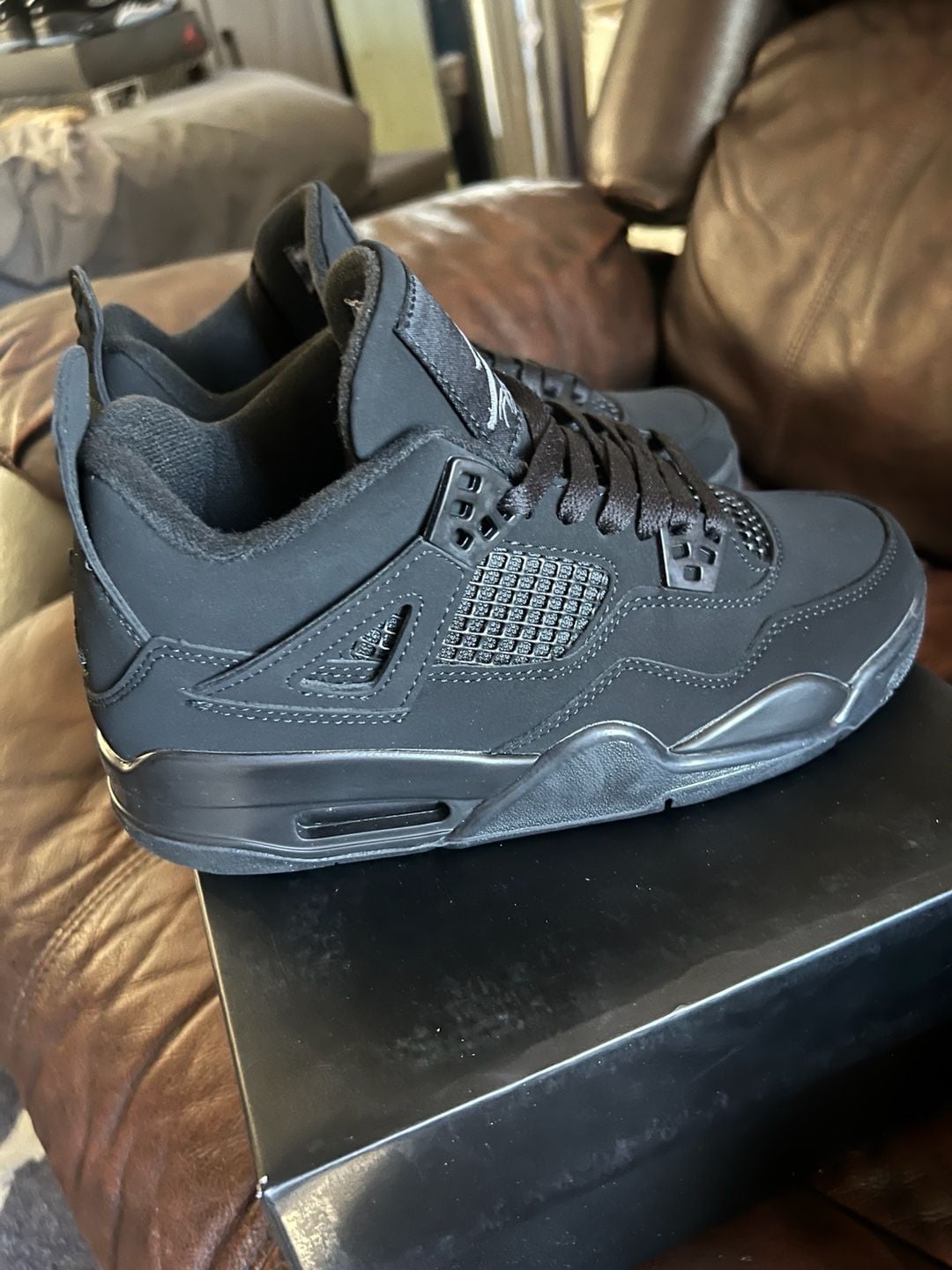 Jordan Air Jordan 4 Retro Size 6.5 Black Cat 2