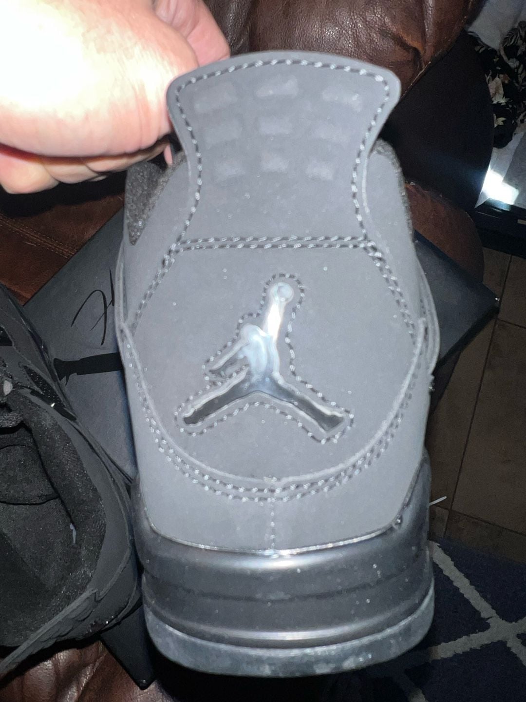 Jordan Air Jordan 4 Retro Size 6.5 Black Cat 7